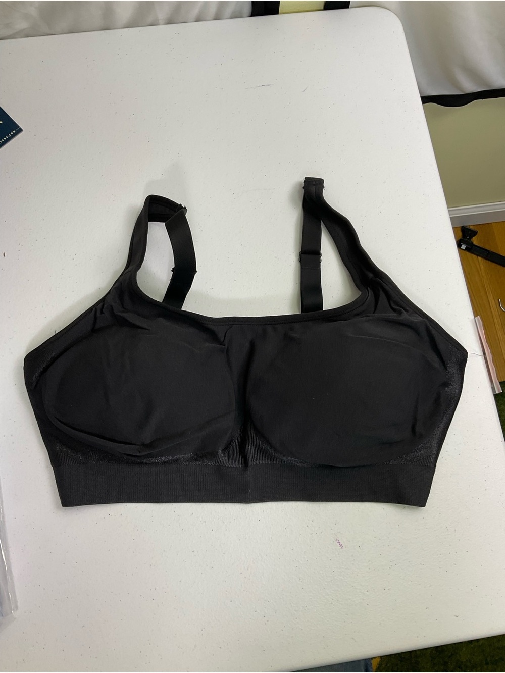 Shapermint Black Everyday Seamless Comfort Bra
